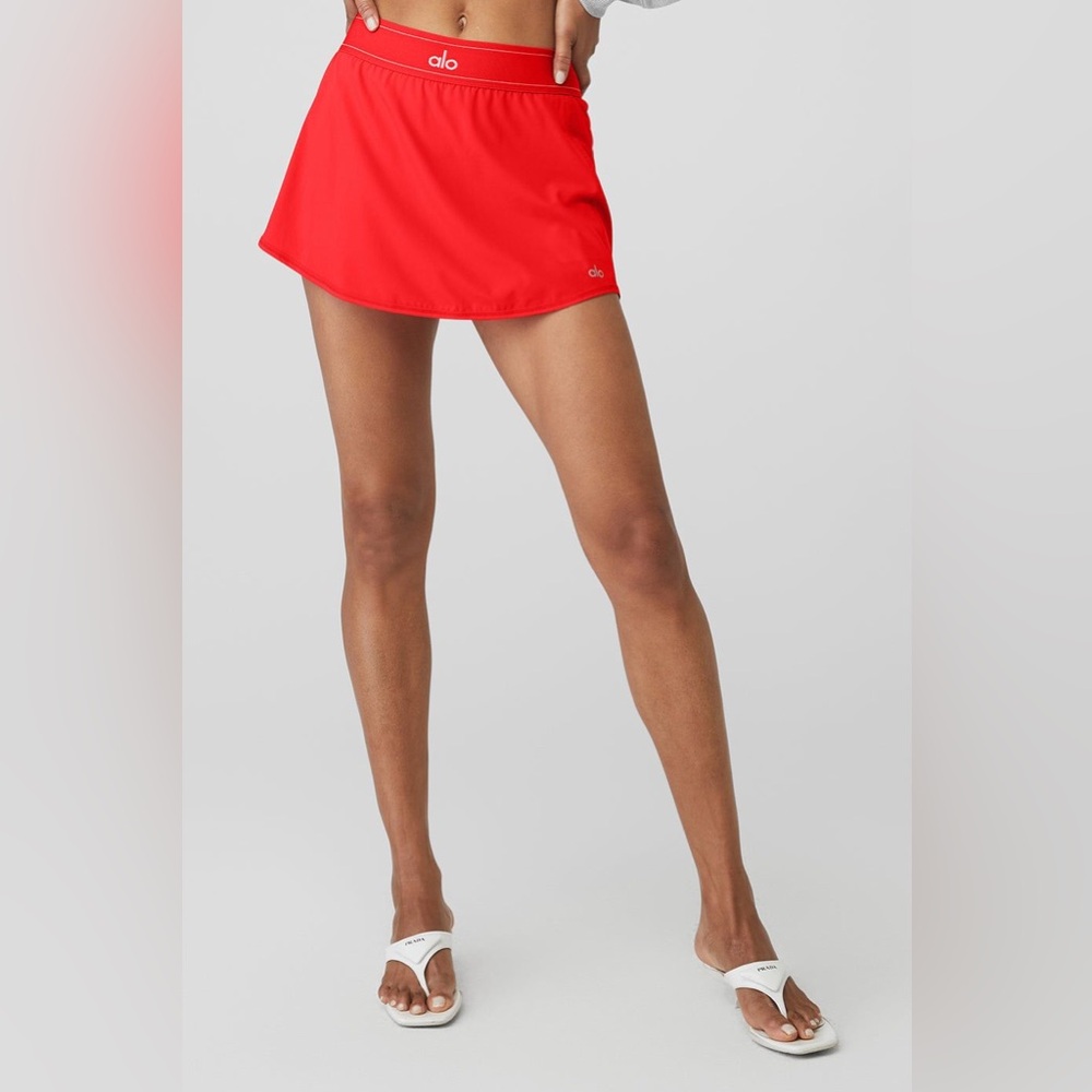 Alo Yoga - Match Point Tennis Skirt - Red